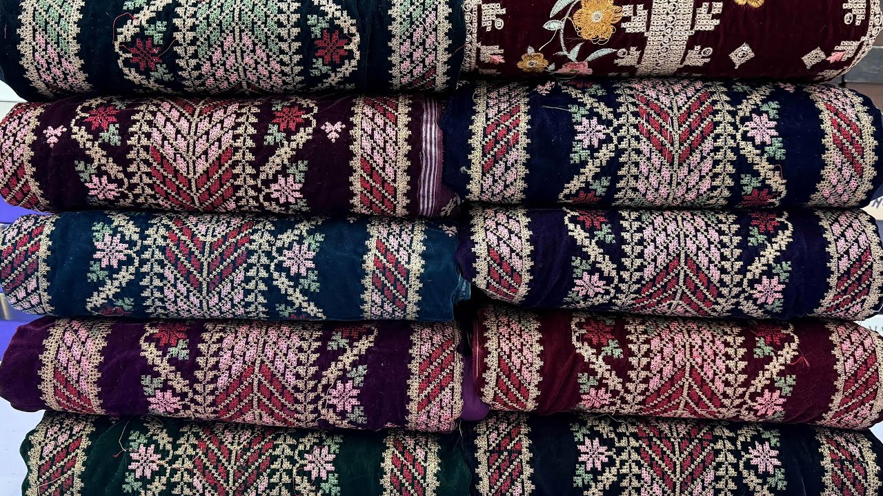 Luxury Velvet Embroidered with Velvet Shawl | New arrivals 2026 | Winter Collection