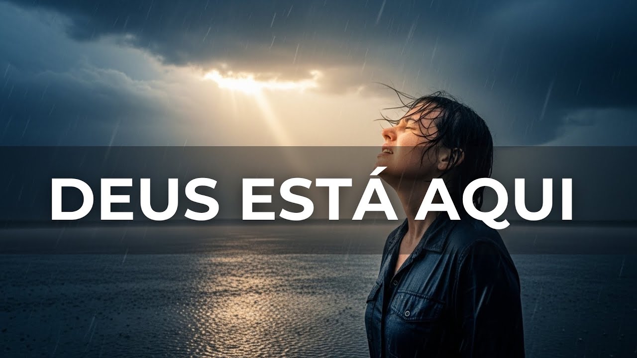 DEUS ESTÁ AQUI | Hino de Adoração e Presença | Louvor que Acalma a Alma
