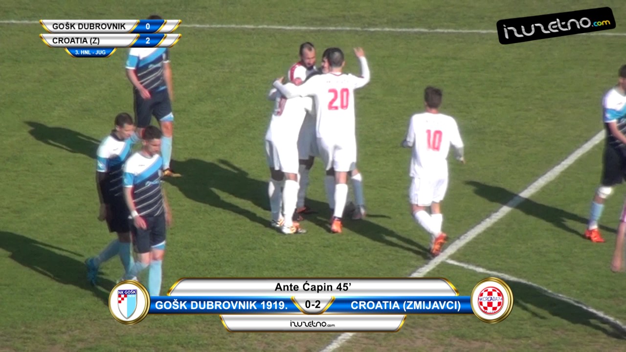 GOŠK Dubrovnik 1919 - Croatia (Z) 0:3