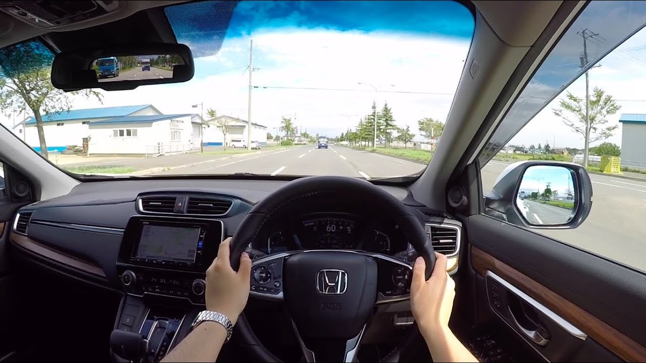 【Test Drive】2018 New HONDA CR-V EX Masterpiece 4WD - POV City Drive