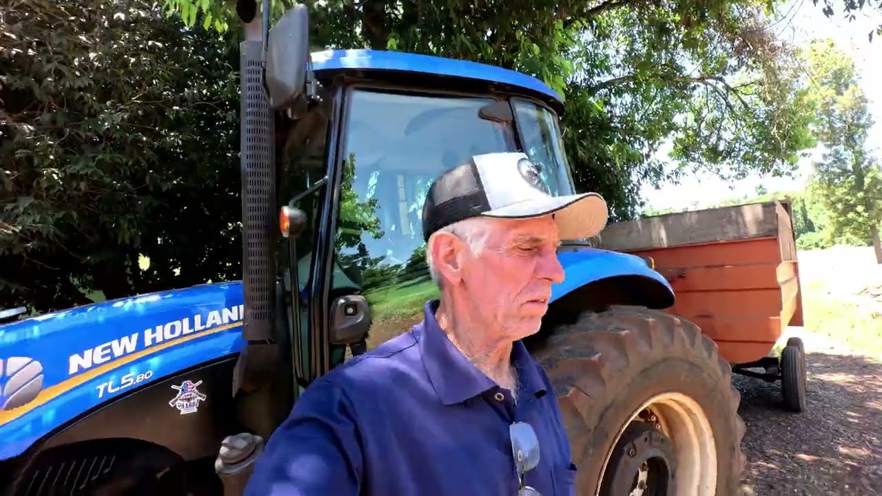 Iniciando plantio na fazenda vizinha / levando soja na cooperativa