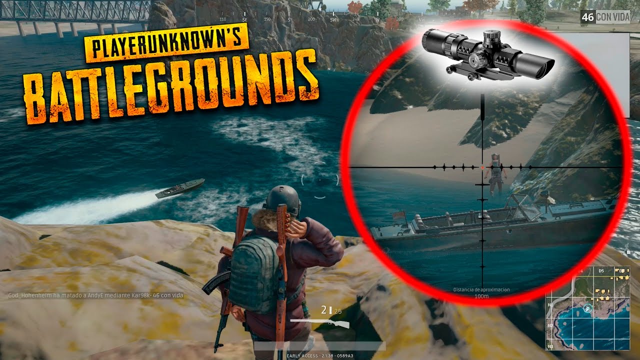 LA MIRILLA MÁS CHETADA DE PLAYERUNKNOWN'S BATTLEGROUNDS