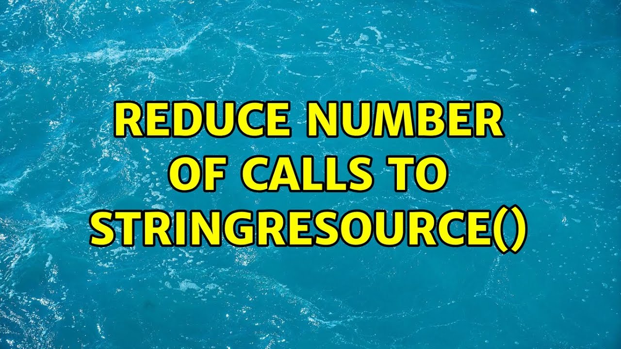 Reduce number of calls to stringResource()