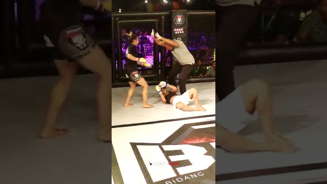 😧 Rate this KO from Sonam Zomba at Bidang Fighting Championship 2 | MMA Knockouts | Shorts