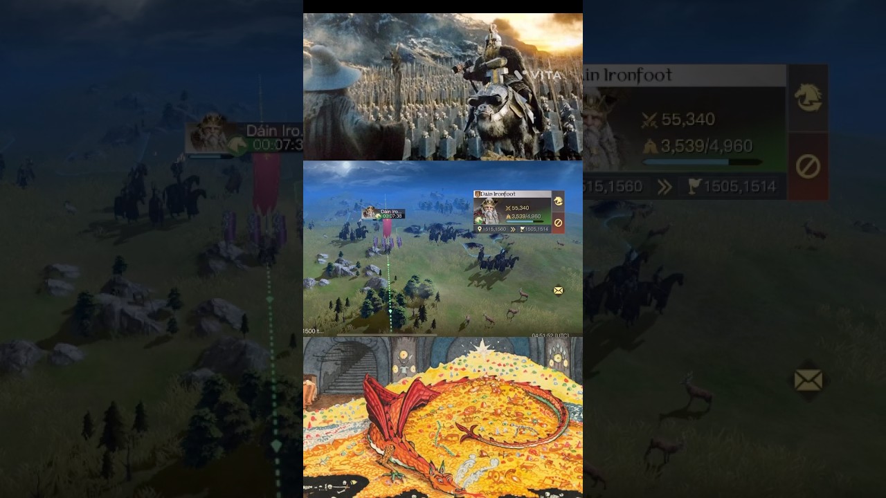 Dain Ironfoot marching for Mind Sharpening #lotr #lotrrisetowar #risetowar #rts #gamingshorts
