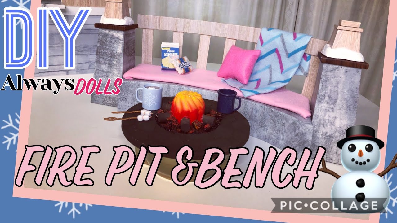 DIY GOTY 2022 Corrine's Ski Lodge Fire pit & Bench Set