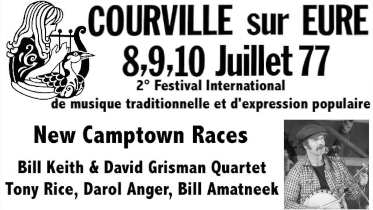 Courville 1977 festival -03- New Camptown Races -B ill Keith, David Grisman, Tony Rice, Darol Anger