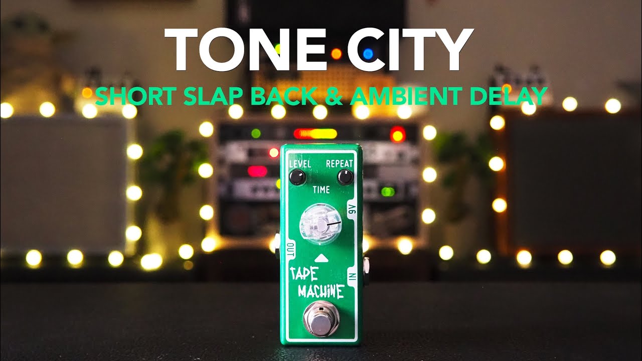 Tone City // Tape Machine v2025 Analogue/Digital Delay (Demo)