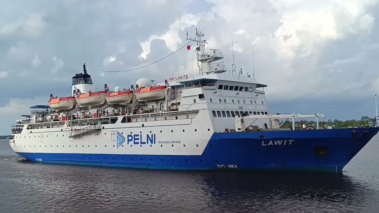 @sampit_shipspotter KM LAWIT tiba dan sandar sampit, 15 maret 2026