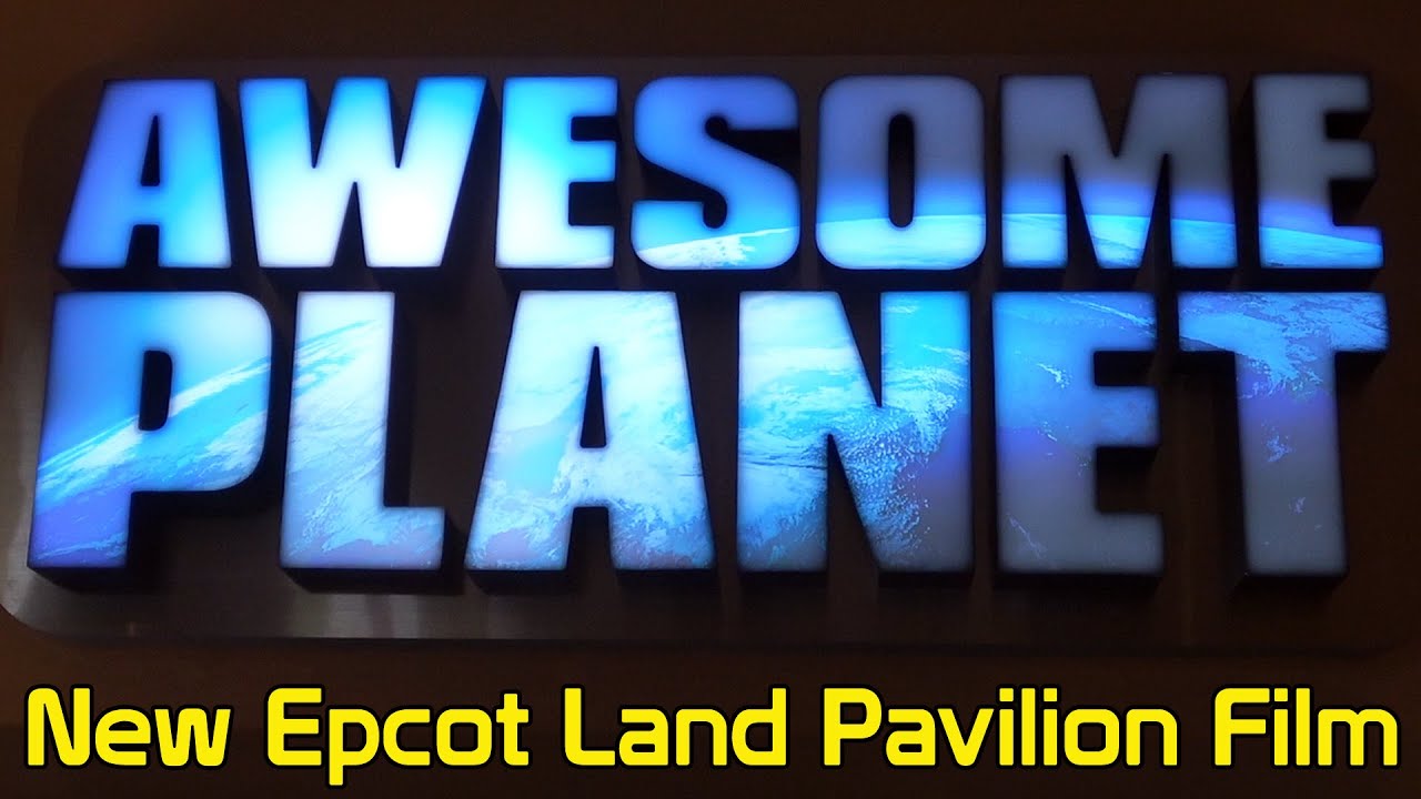Awesome Planet - New Film at Epcot Land Pavilion (Including Lobby w/Wall Carpet) Ty Burrell Narrated