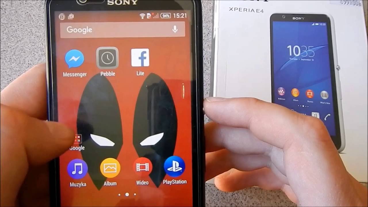 Sony Xperia E4 Deadpool - recenzja