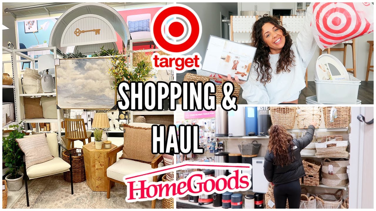 TARGET & HOMEGOODS SHOP WITH ME & HAUL!