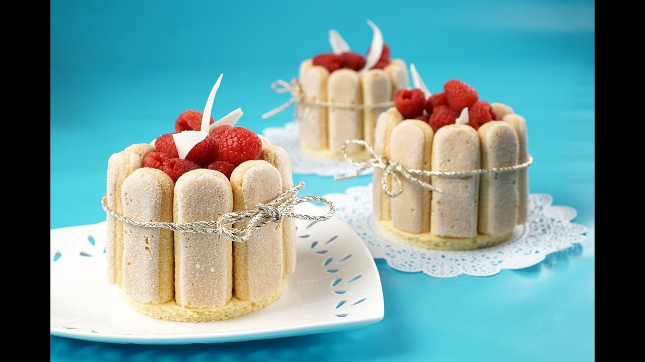 White Chocolate Raspberry Charlotte  白巧克力覆盆子夏洛特