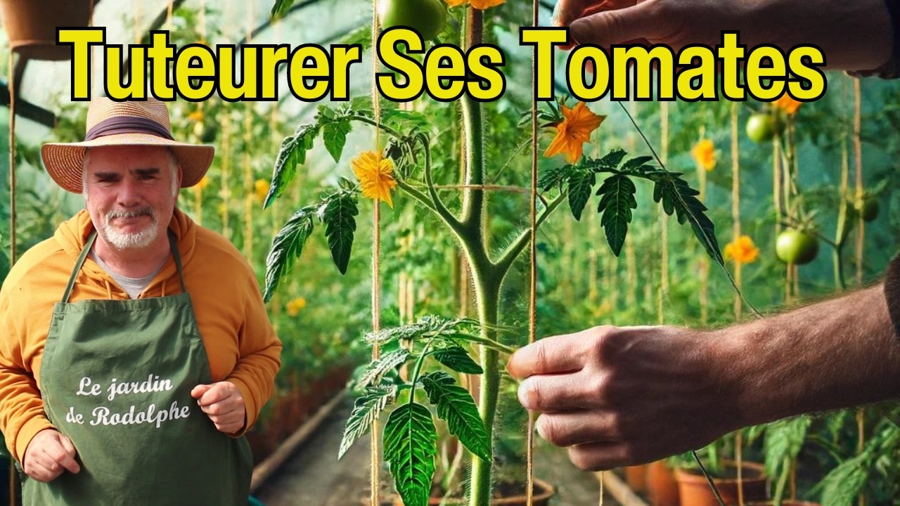 Astuce Jardinage : Tuteurage &agrave; la Ficelle des Tomates!