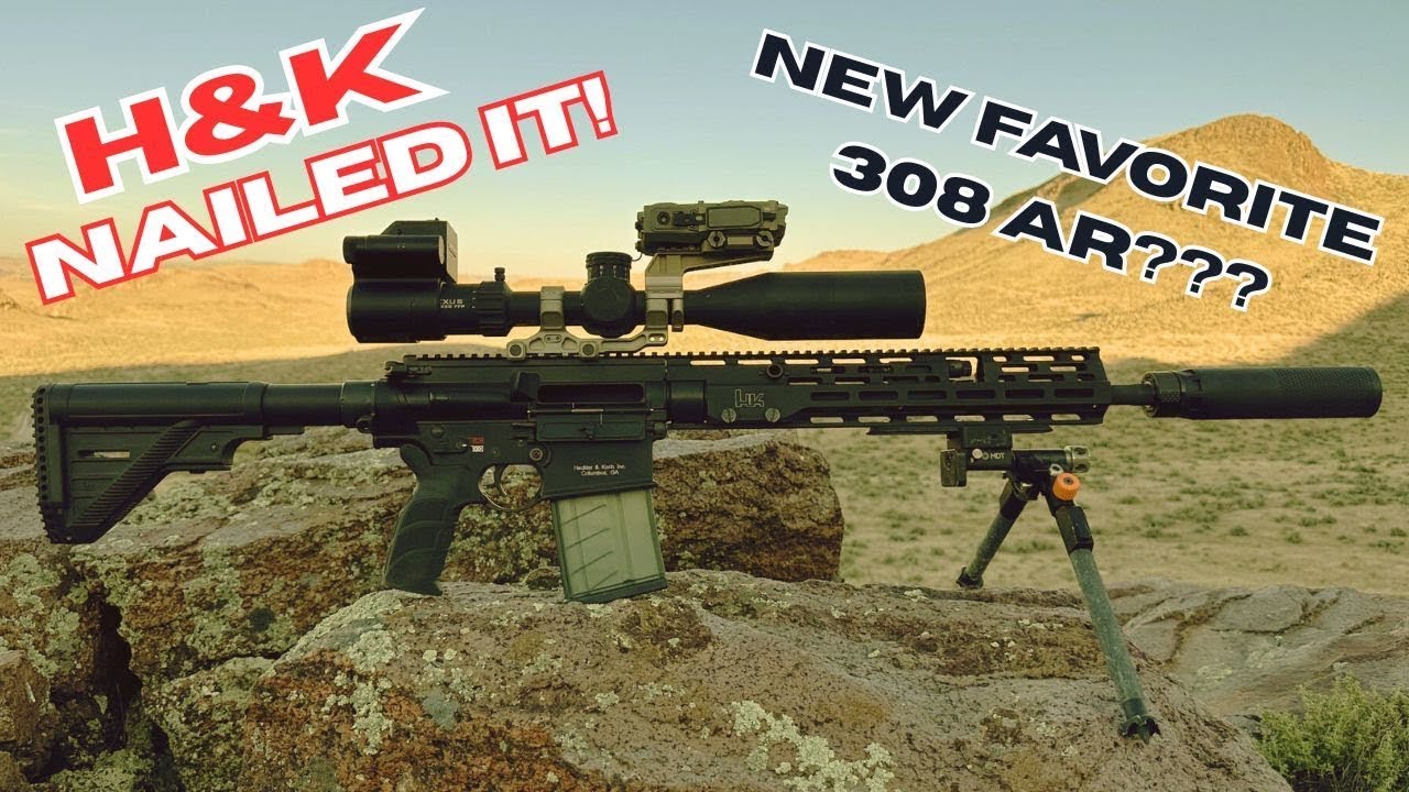 H&K MR762A4 в действии! Идеальный 308 AR?