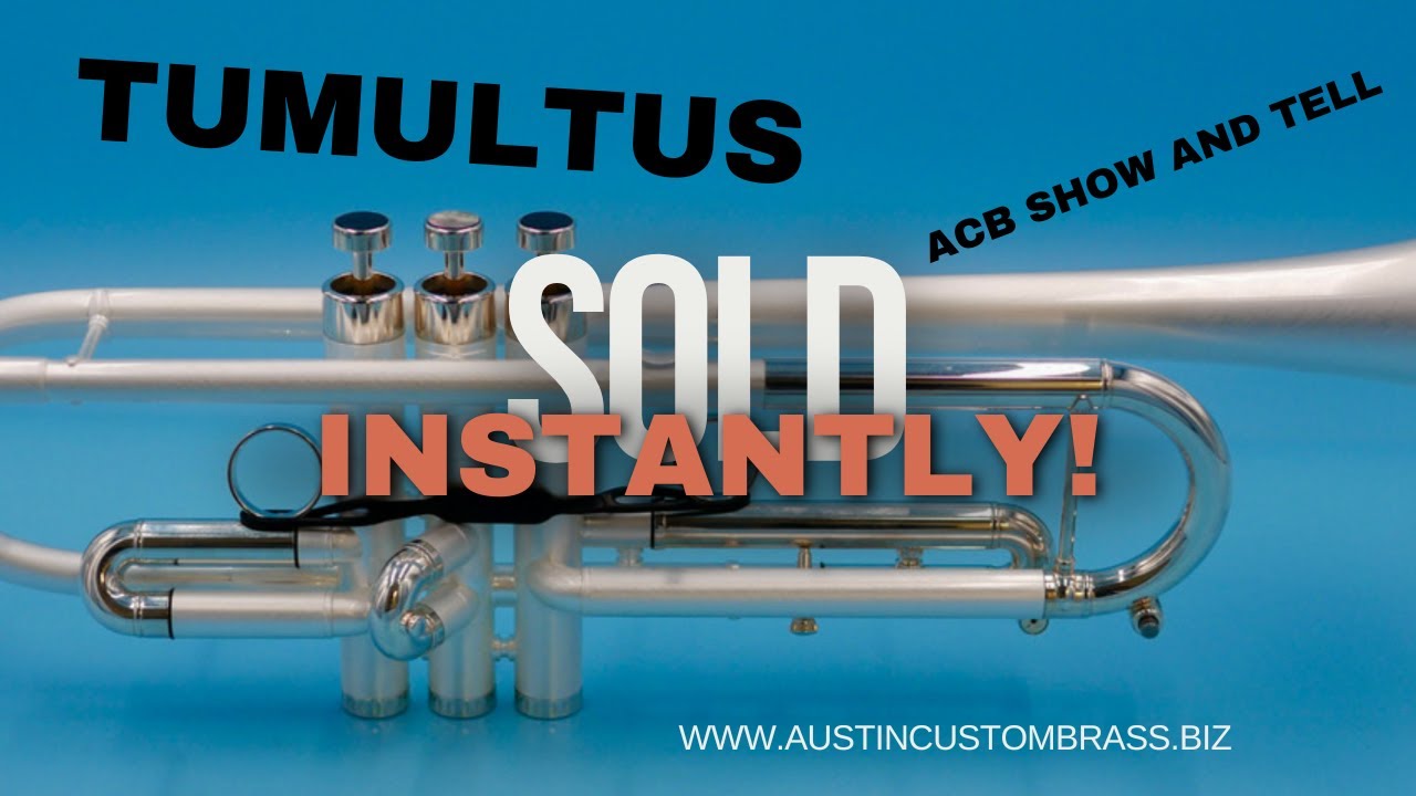 This one sold instantly!  Check out the Martin Bohme Tumultus trumpet: ACB show and tell!