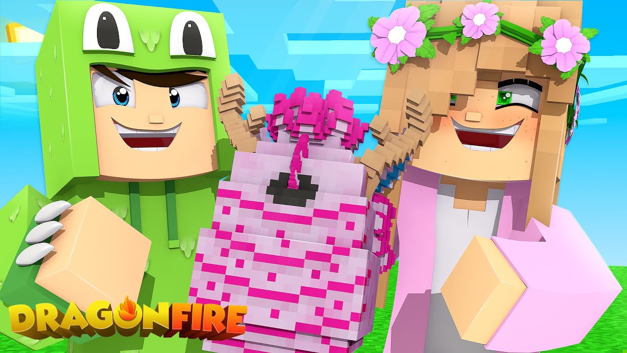 WE GOT A LOTUS DRAGON FOR THE KINGDOM! | Minecraft DragonFire The Corruption | Little Kelly