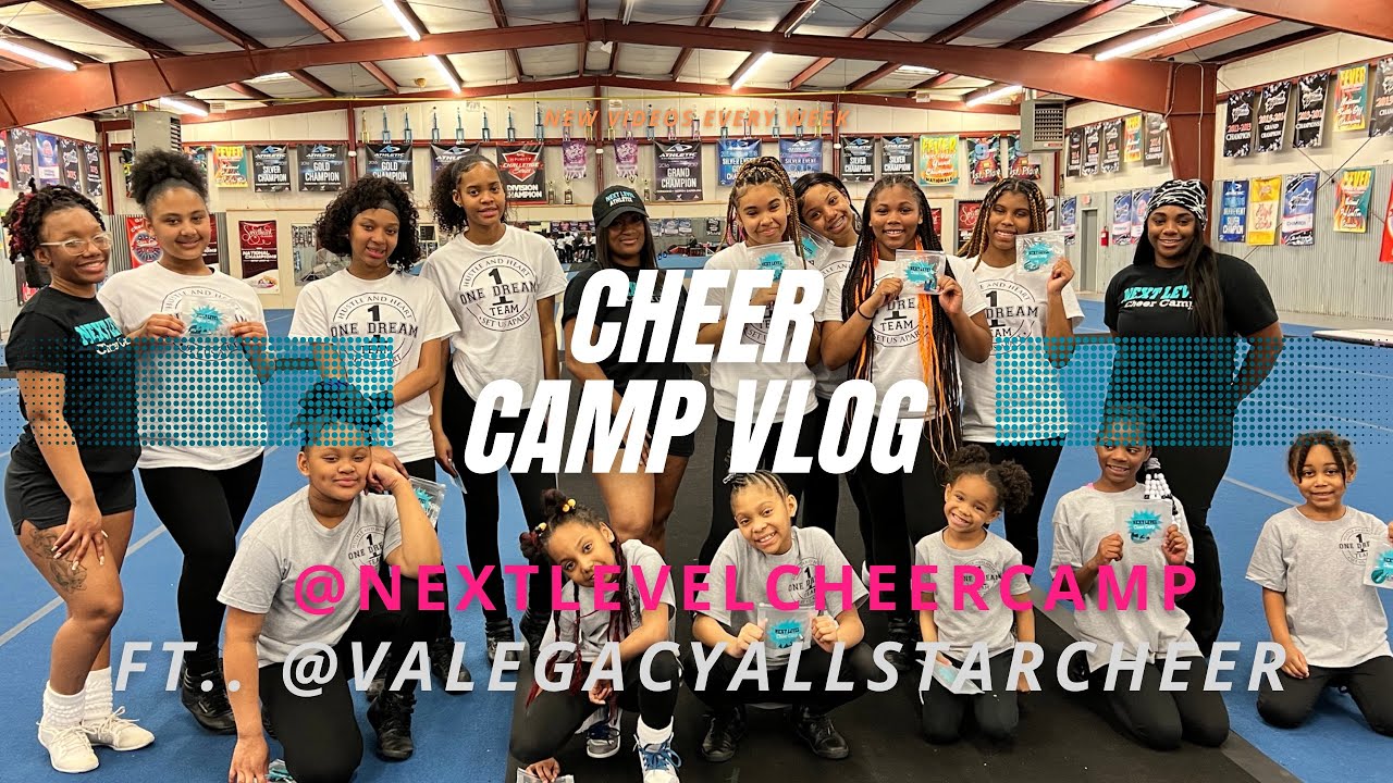 CHEER CAMP VLOG FT. VA LEGACY CHEER|| NEXT LEVEL CHEER CAMP