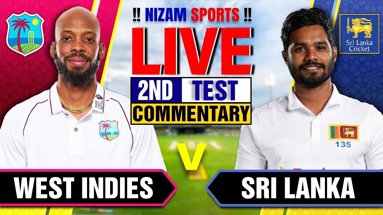 🔴Live: West Indies vs Sri Lanka | 2nd Test | Live Cricket Score & Commentary