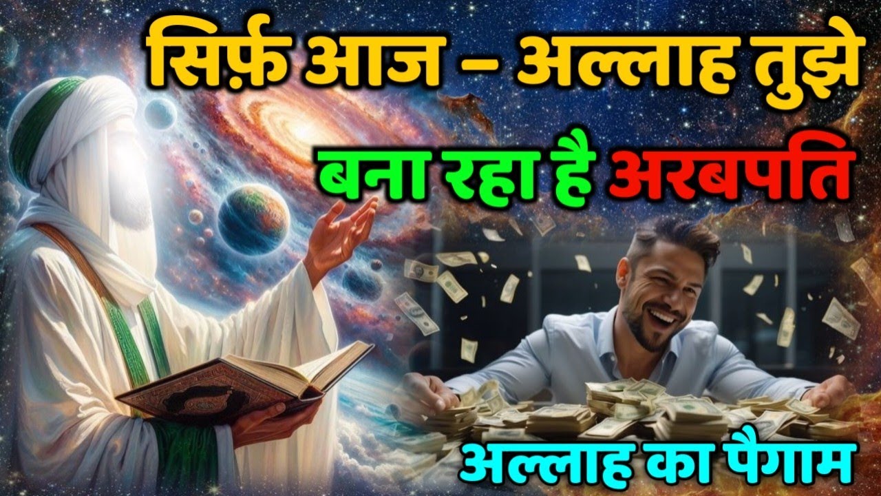✅ 27/08/2025 सिर्फ़ आज – अल्लाह तुझे बना रहा है अरबपति | Allah ka Massage #islamicreminder #amin 