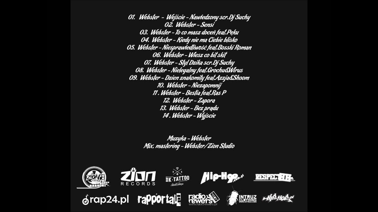 06. Webster - Wiesz co bit - skit - (Zion Rec. 2012r.)