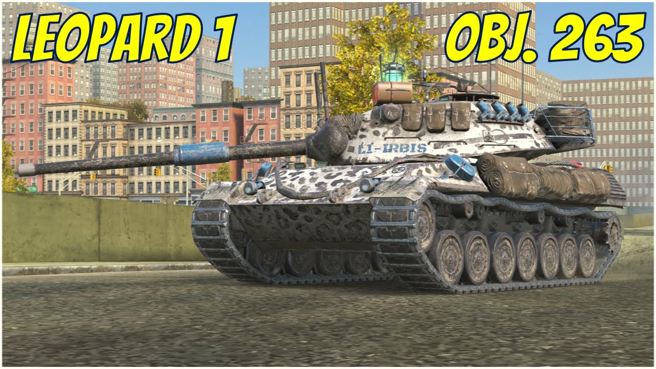 MAD GAMES Leopard 1 & Obj. 263 ● WoT Blitz