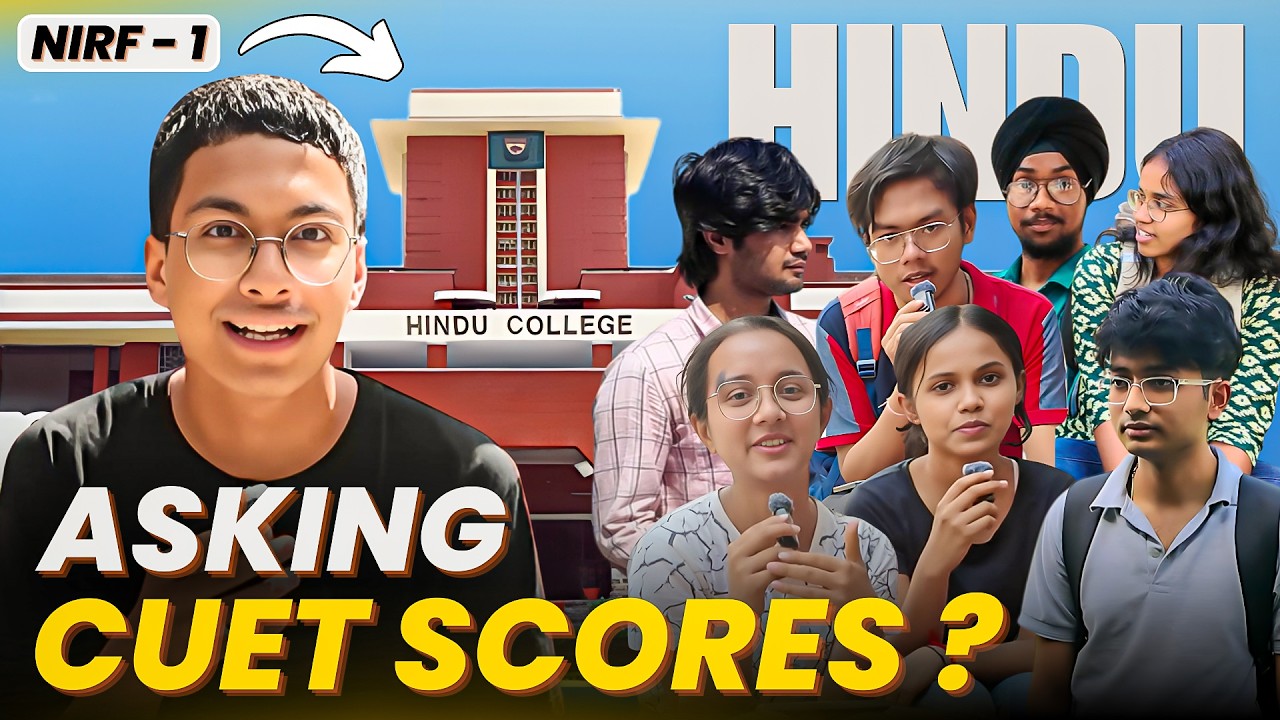 Asking CUET SCORE in HINDU COLLEGE | Strategies & Insights