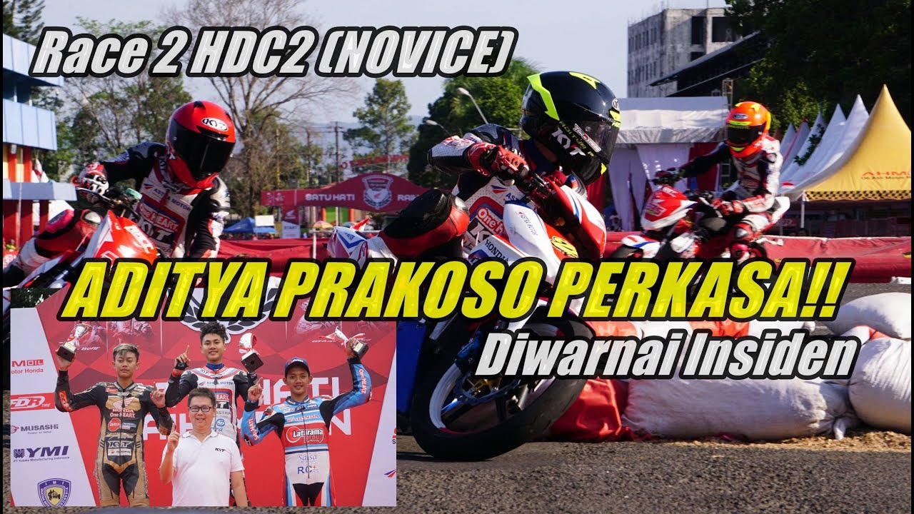 Race 2 HDC2 HDC Purwokerto, Diwarnai Bendera Merah, Aditya Prakoso Perkasa