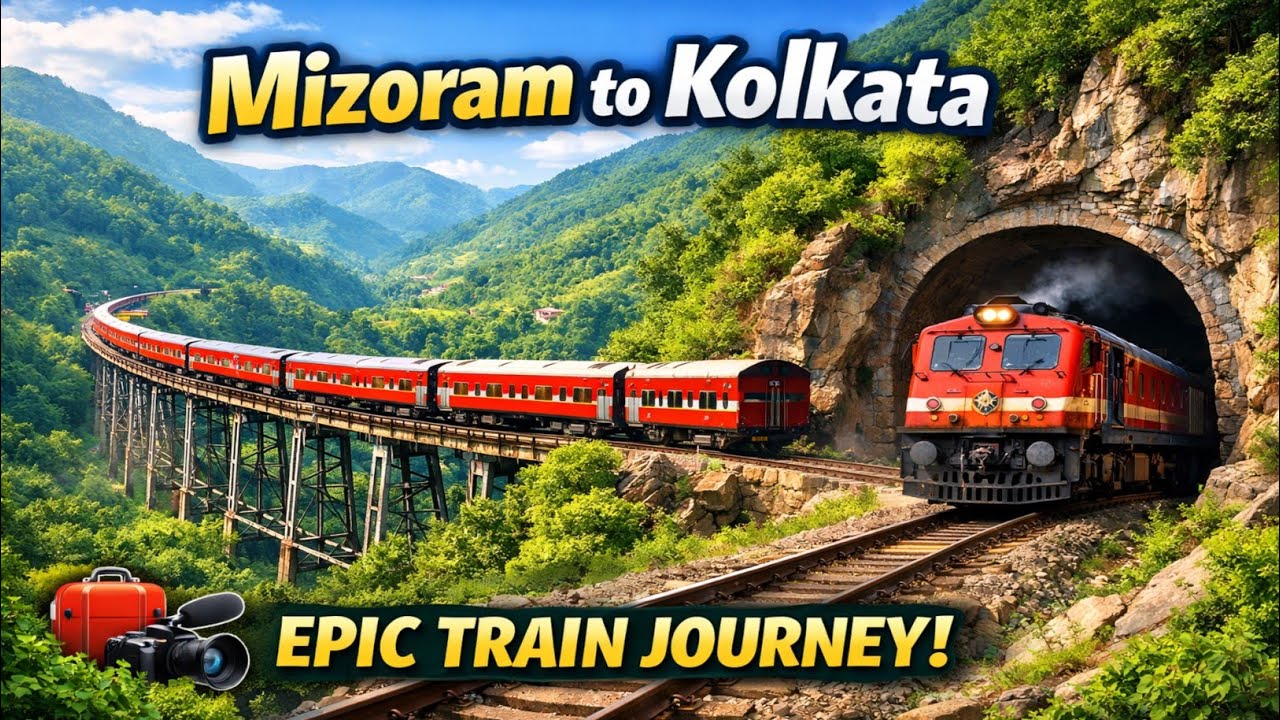 Mizoram to Kolkata Train Journey Experience | মিজোরাম থেকে কলকাতা স্পেশাল ট্রেনে 