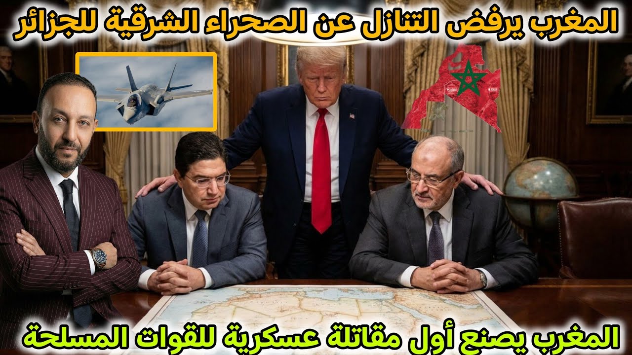 المغرب يرفض التنازل عن الصحراء الشرقية للجزائر في مفاوضات واشنطن، و تصنيع أول مقاتلة مغربية للجيش