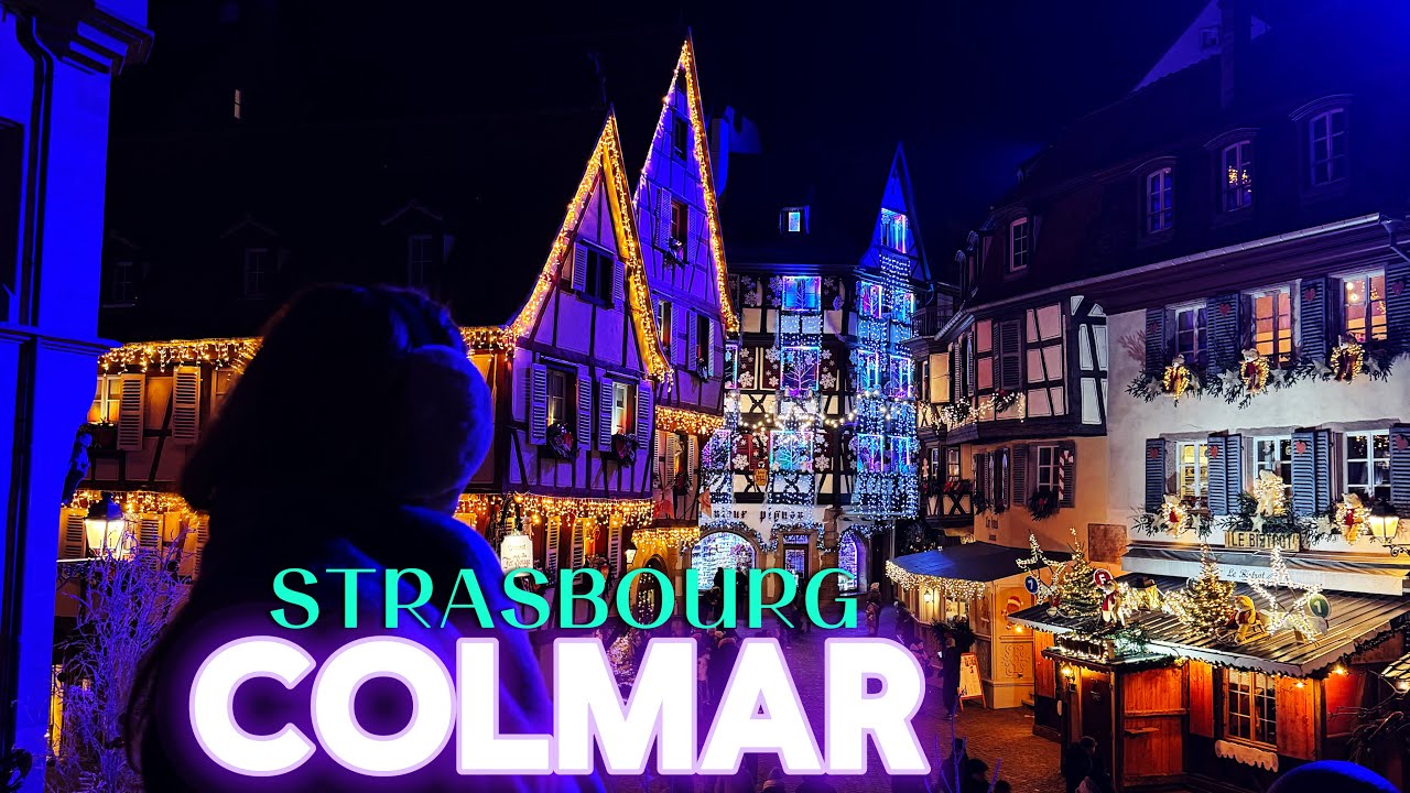 COLMAR en detaylı yılbaşı vlog | STRASBOURG 🇫🇷🎄 