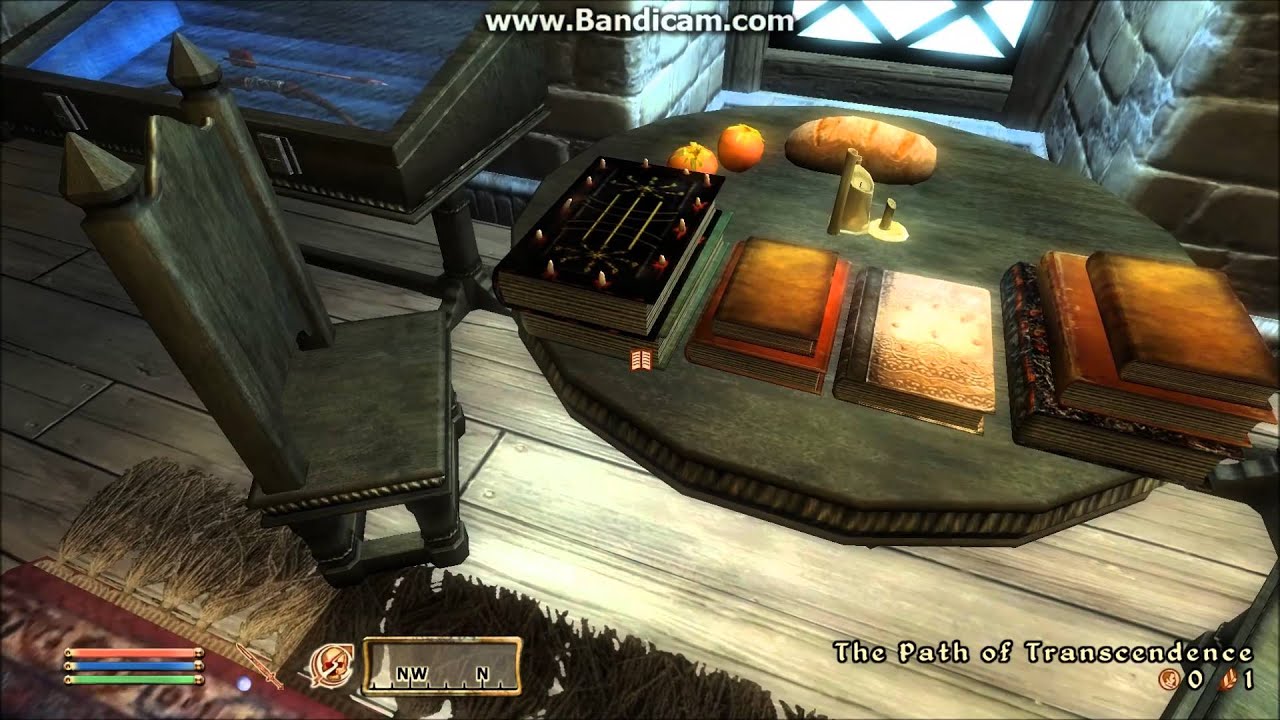 TES: Oblivion My Rosethorn Hall item collection (all unique artifacts, no cheats or mods used)