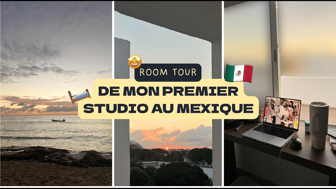 ☆ Room tour ☆⎹ J'AI DÉMÉNAGÉ SEULE AU MEXIQUE 🇲🇽