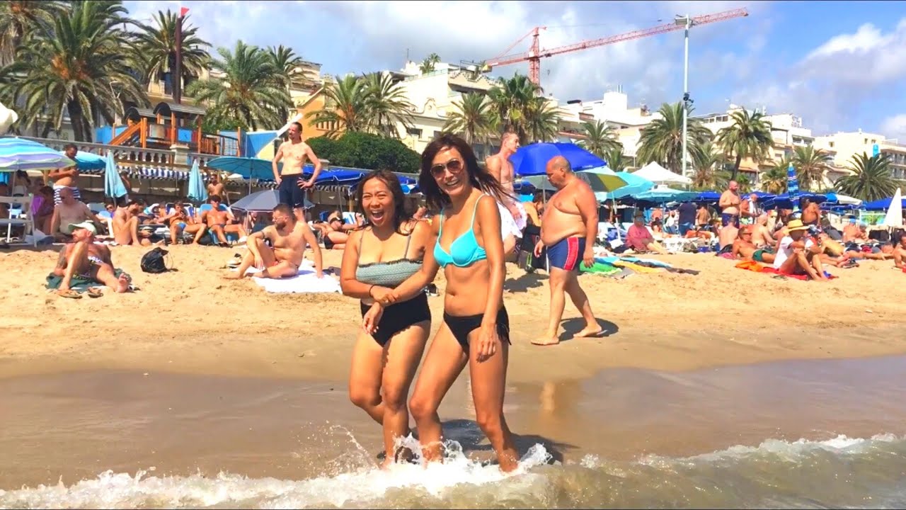 SITGES BEACH BARCELONA - Swimming & City Walking Tour   - Spain