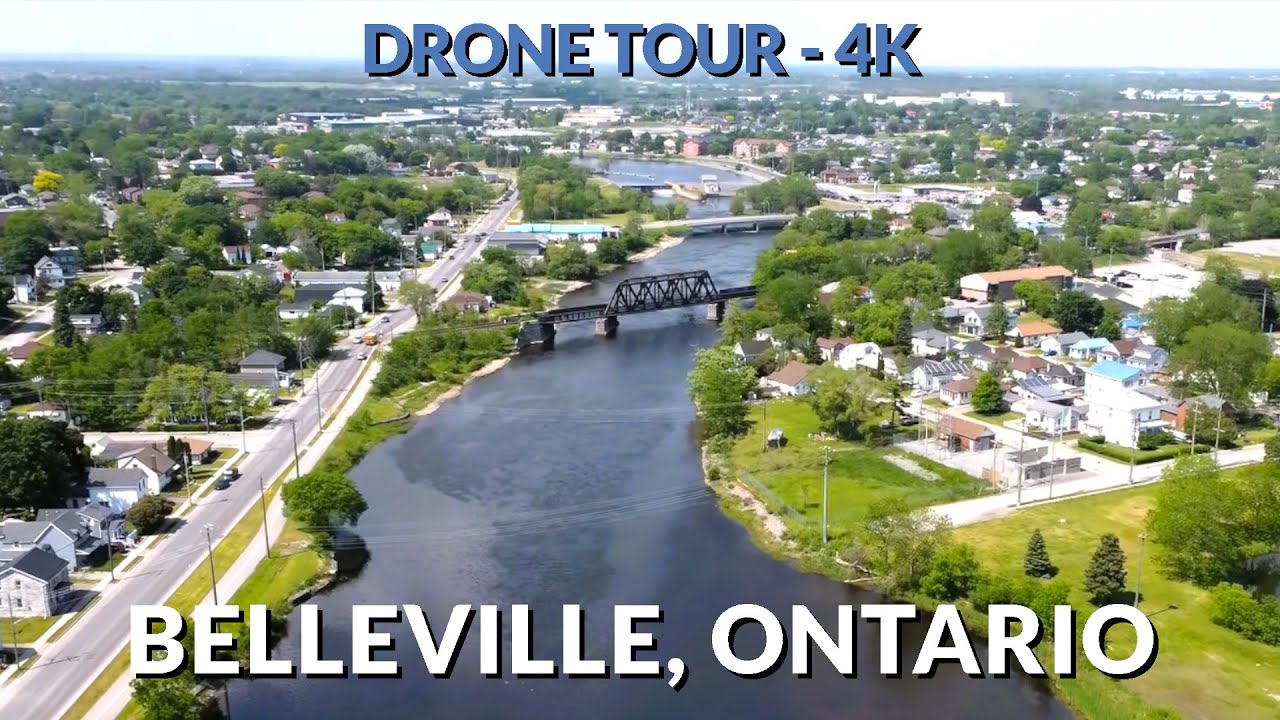 Drone Tour: Belleville, Ontario - a Bird's-Eye View