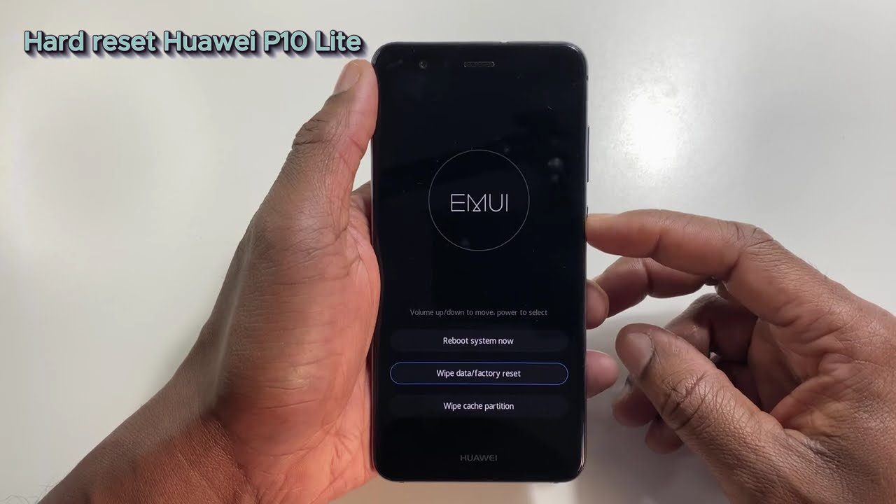 Huawei P10 Lite Factory Reset Tutorial