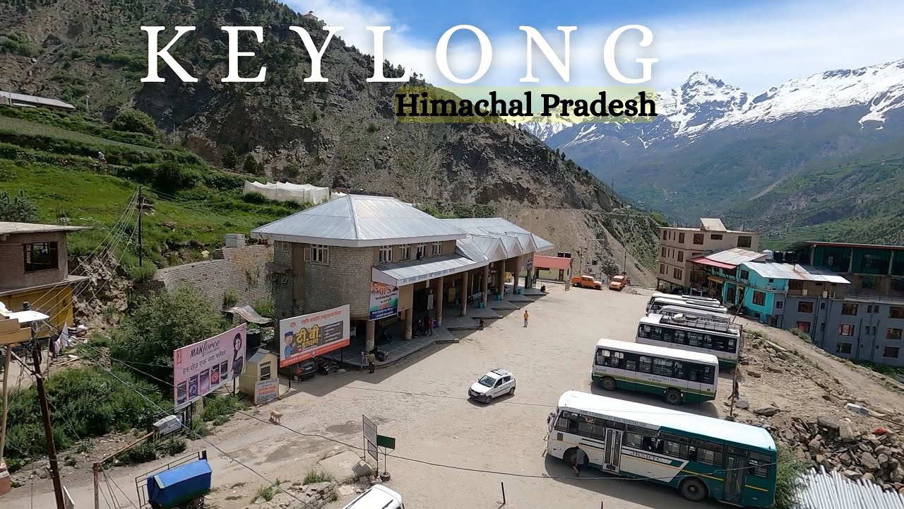 Keylong: Most Beautiful Place of Himachal Pradesh। Keylong Market। Hotel, ATM & Food। केलांग हिमाचल।
