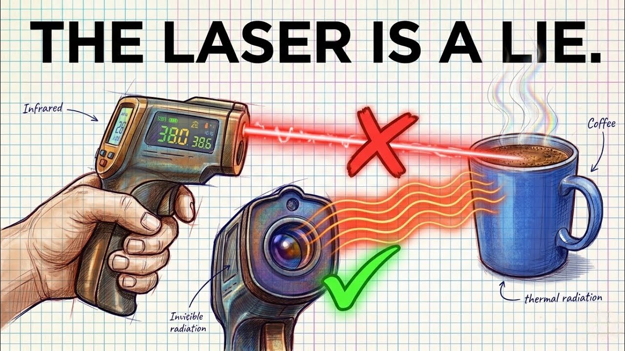 The Laser is a Lie: How Infrared Thermometers ACTUALLY Work
