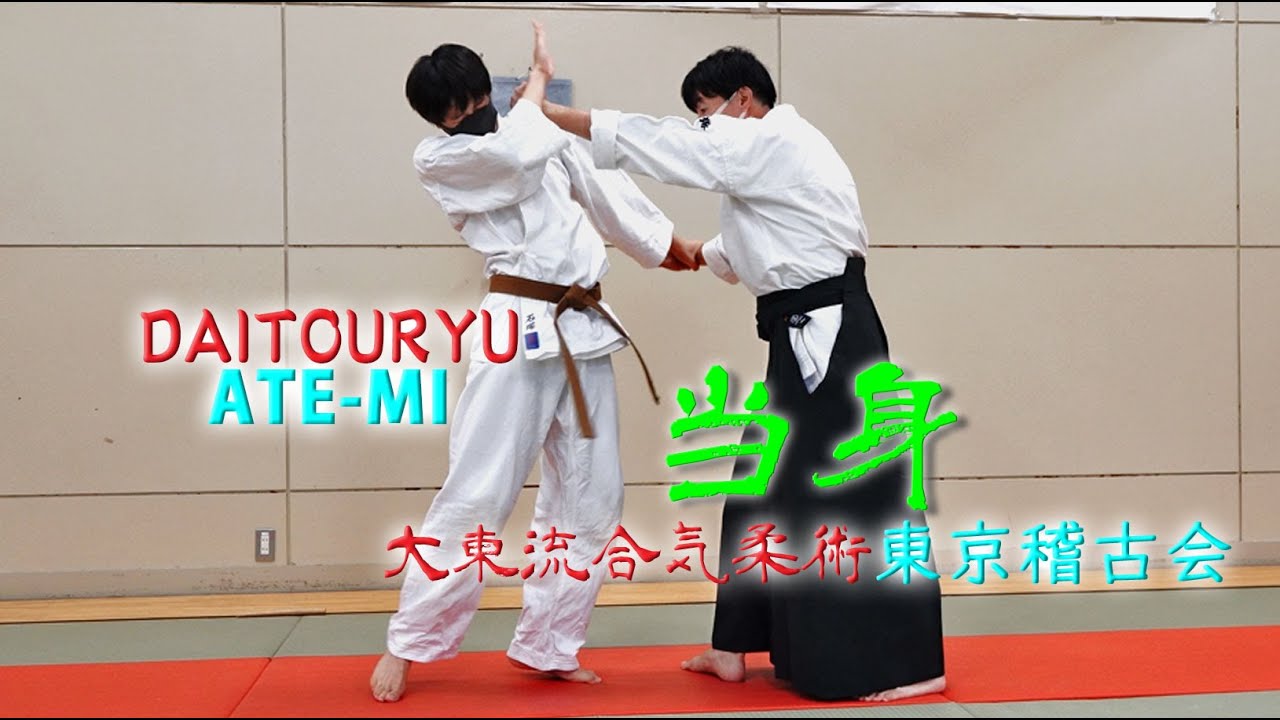 攻撃してきた相手の動きを簡単に止める！！　当身の効果的な打ち方とは？？　東京稽古会300　当身　大東流合気柔術