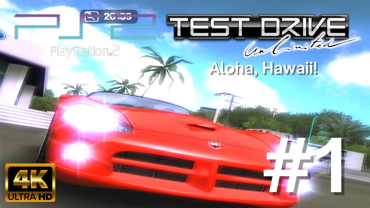 Test Drive Unlimited [4K][PS2] - Часть №1 - Алоха, Гавайи!!!