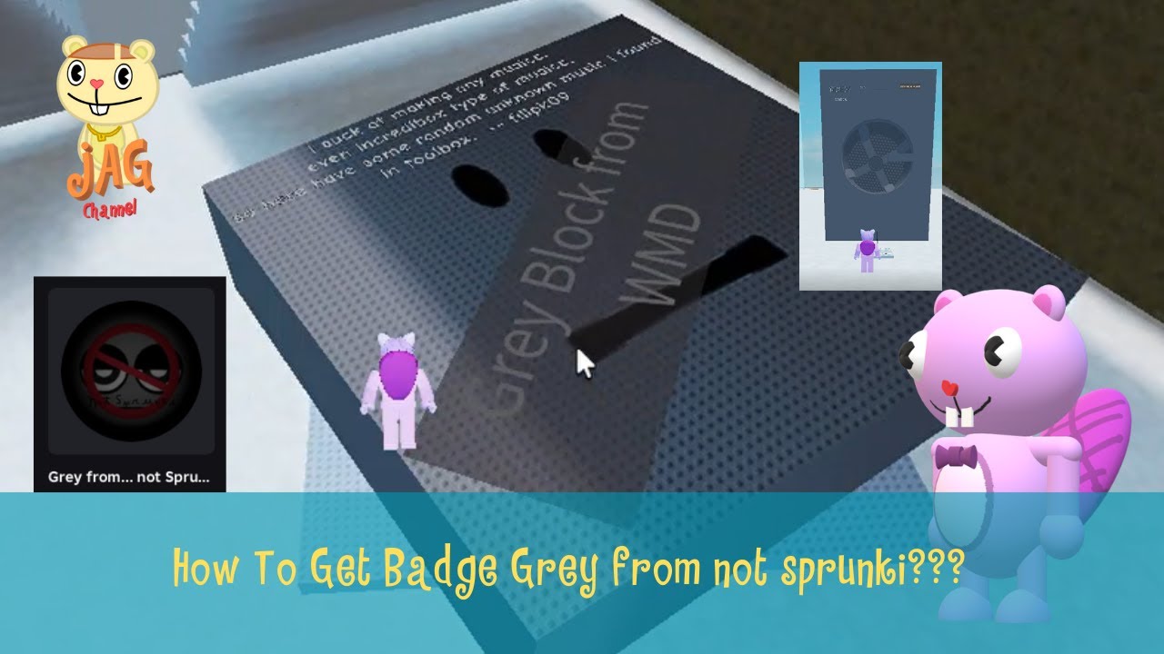 How To Get Badge Grey from not sprunki??? (Washing Machine Destruction) [With Toothy]