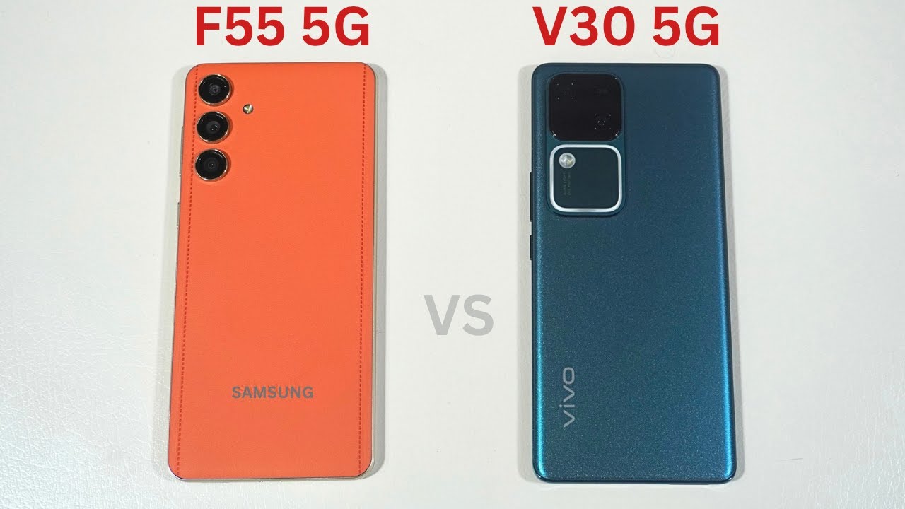 Samsung Galaxy F55 5g vs Vivo V30 5g Speed Test and Camera Comparison