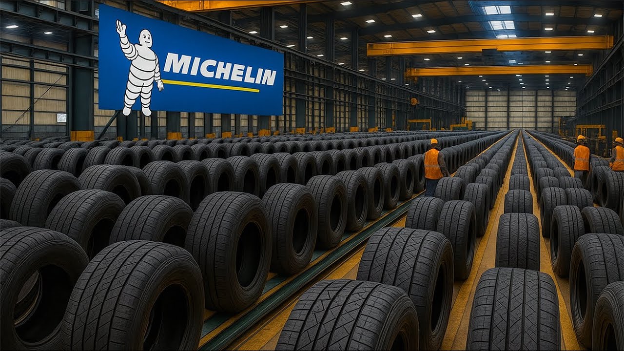The Full Process Behind Michelin&rsquo;s Massive Tire Production Line