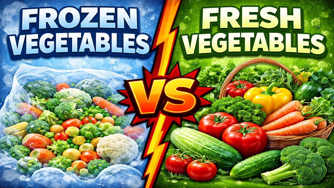 Frozen Vegetables vs Fresh Vegetables | Which is Healthier? | Fresh Vegetables vs Frozen Vegetables
