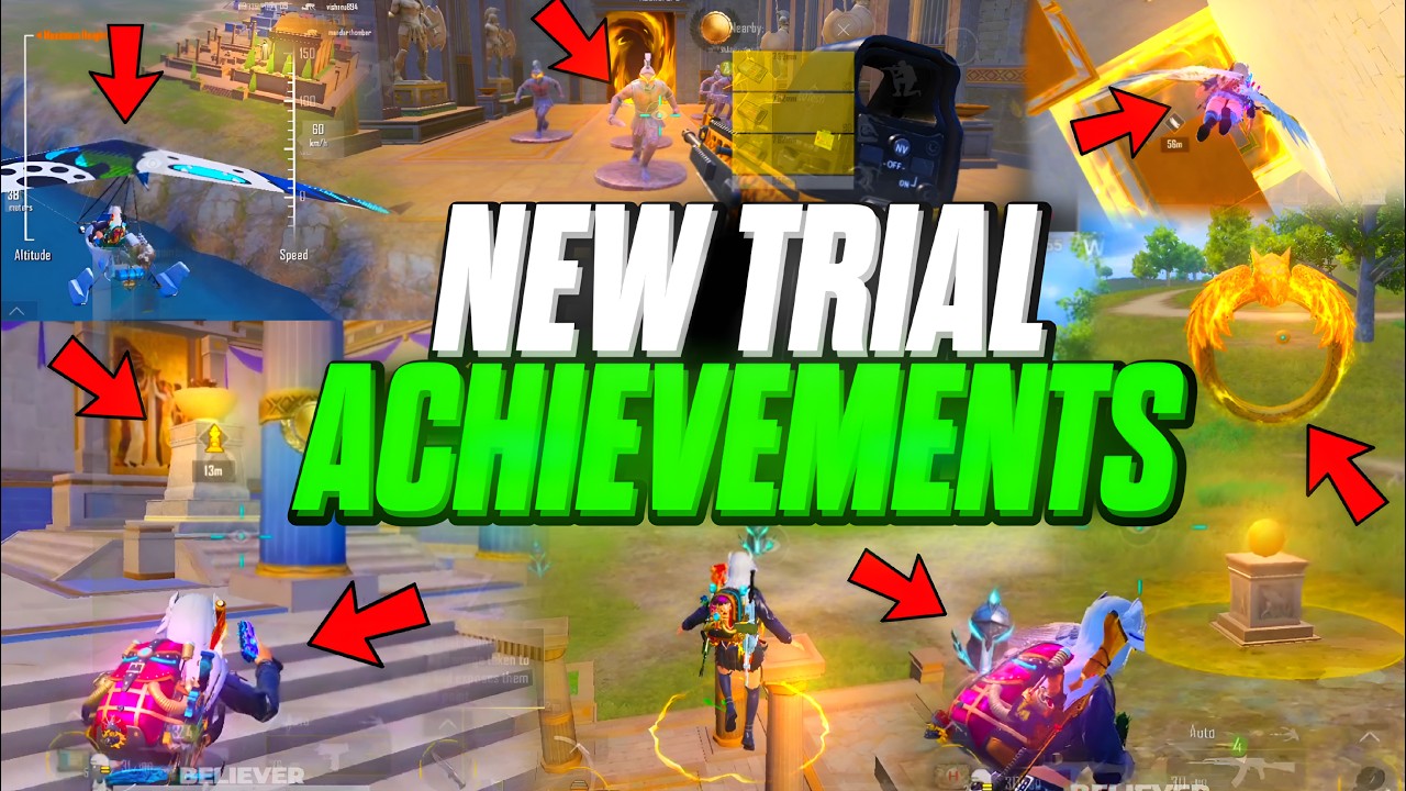 BGMI 4.4 UPDATE ALL TRIALS COMPLETE GUIDE 🔥 | HOW TO COMPLETE EVERY TRIAL IN BGMI