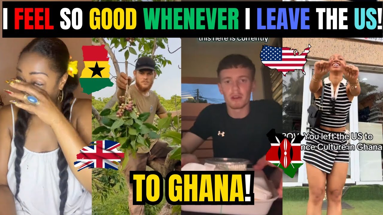 🇬🇭🇺🇸 I FEEL SO GOOD WHENEVER I LEAVE THE US | FOREIGNERS SHARE THEIR GHANA EXPERIENCE | Kamma Dyn