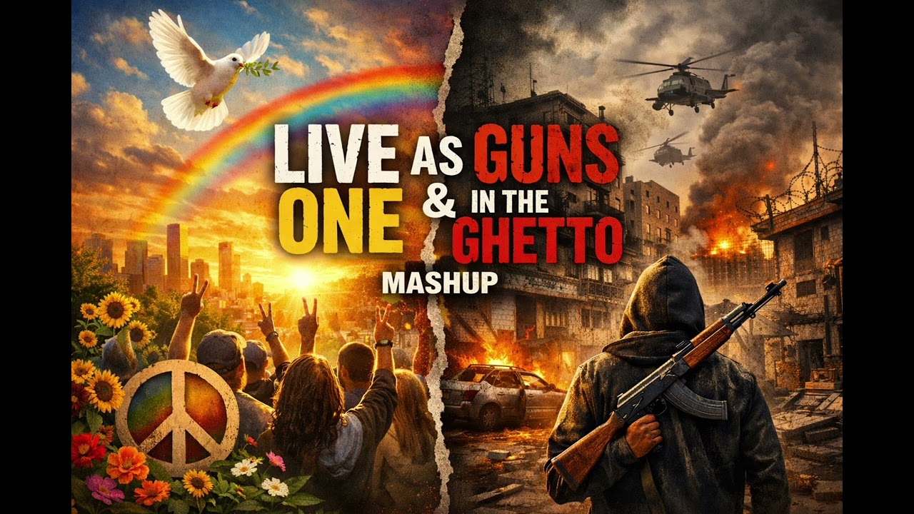Live as one & Guns in the ghetto (mashup)