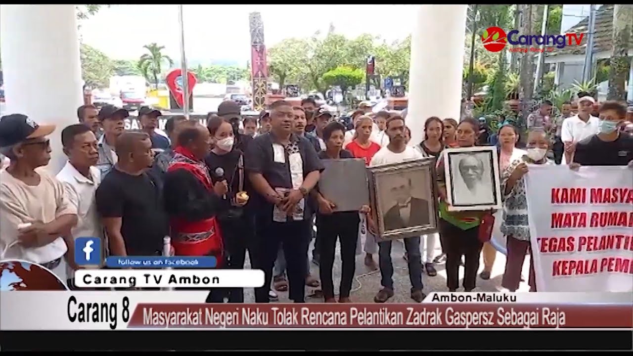 Masyarakat Negeri Naku Menolak Rencana Pelantikan Zadrak Gaspersz Sebagai Raja