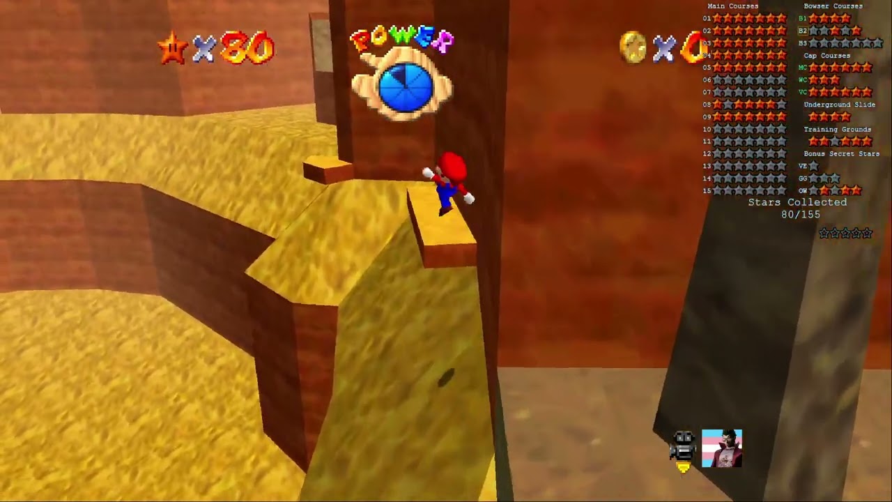 Mario 74 TYA Stream #10 (81 stars  + B2 key featuring touhou music)