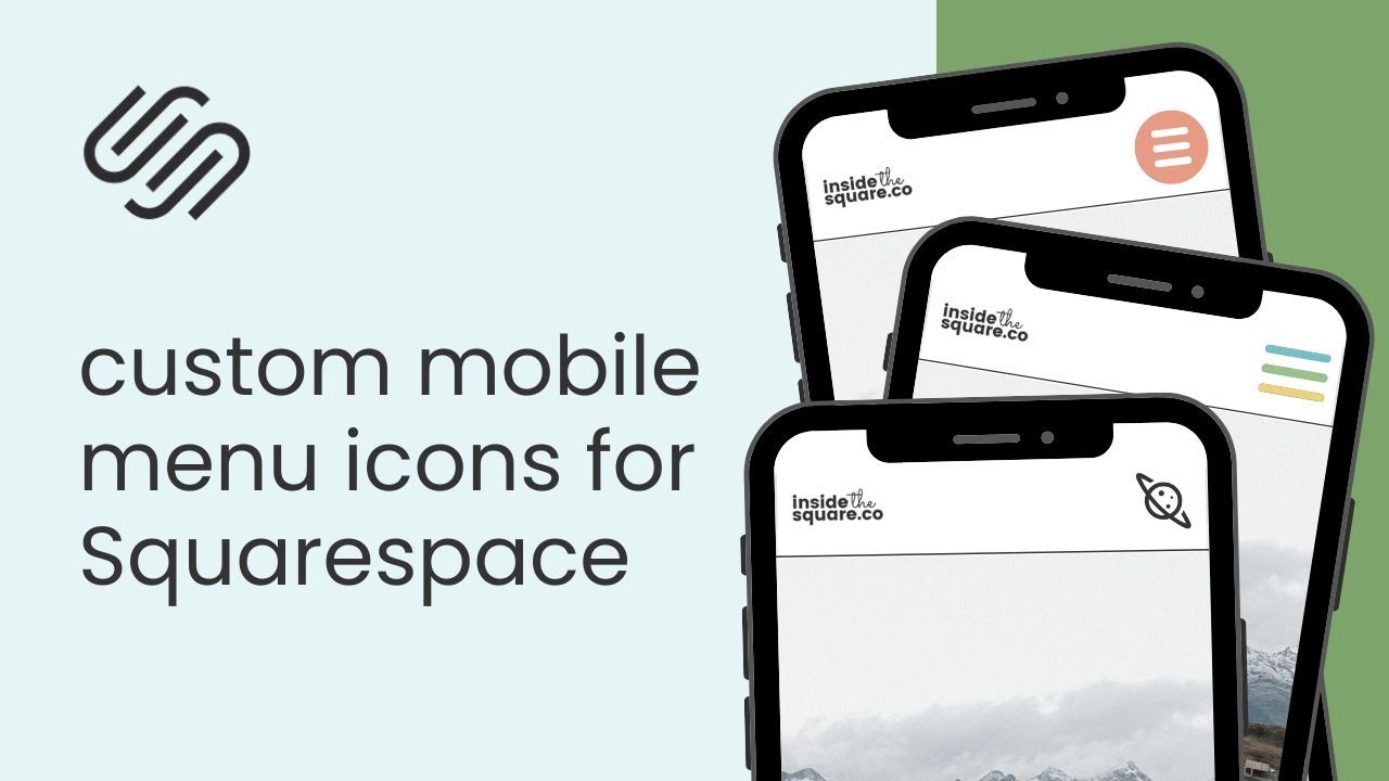 Creative Ways to Customize Your Mobile Menu Icon in Squarespace